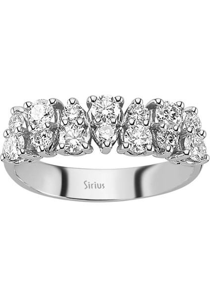 Damla Kesim Pırlanta Görünümlü 7 Taş Yüzük 0404R0245 fiyatları