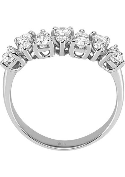 Damla Kesim Pırlanta Görünümlü 7 Taş Yüzük 0404R0245 modelleri