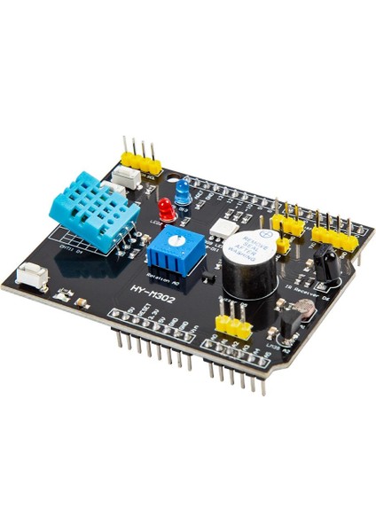 Çok İşlevli Sensör Shield 9 Özellik 1 Arada DHT11 LM35 (Arduino ile Uyumu)