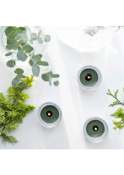 Kokulu Tealight Mum, Koyu Yeşil, 3.5 Saat, Jamtskogen