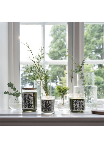 Kokulu Tealight Mum, Koyu Yeşil, 3.5 Saat, Jamtskogen