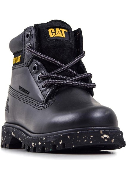 015F101090 E Colorado Black Deri Çocuk Waterproof Bot