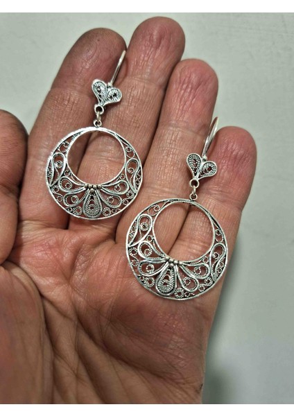 Telkari Gümüş Küpe