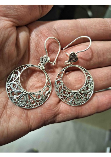 Telkari Gümüş Küpe modelleri