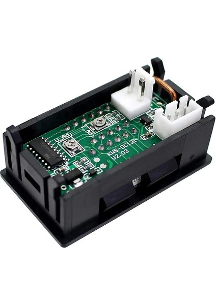 TLS Robotik 0.28 Inç 100V 10A Çift LED Ekranlı Voltmetre ve Ampermetre Modülü