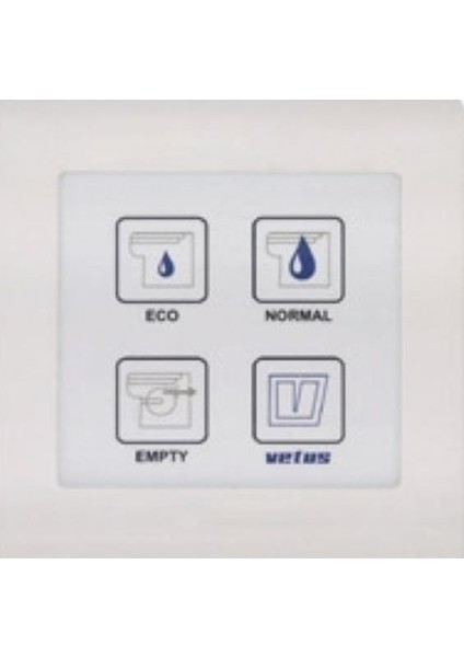 Su Geçirmez Elektronik Kumanda Paneli. Vetus Tmw Tuvalet Için