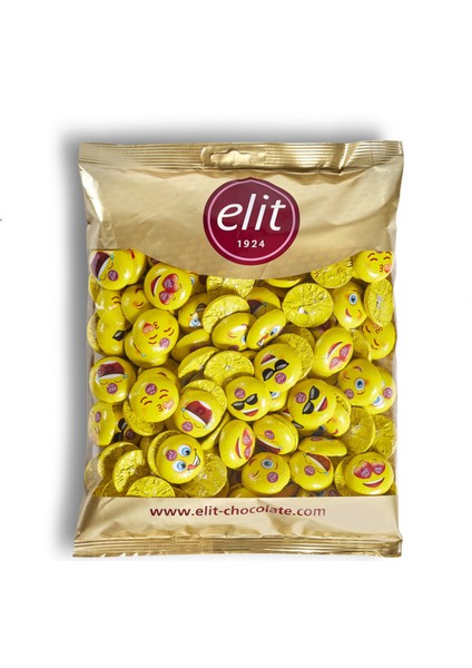 Mini Elitoloji Emoji Çikolata 1 Kg Glutensiz
