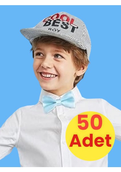 Erkek Çocuk Saten Papyon 50ADET