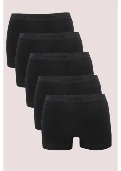 Kadın 5'li Pamuklu Boxer Külot Kadın Boxer