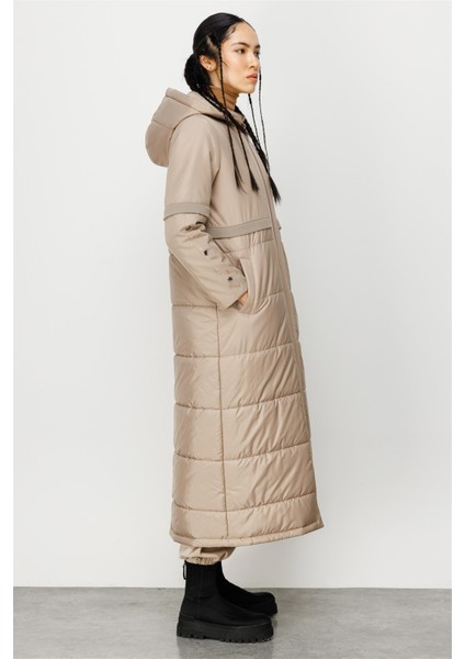 Klasik İçi Dolgulu Özel Kumaşlı Manto Kaban-Taş fiyatları