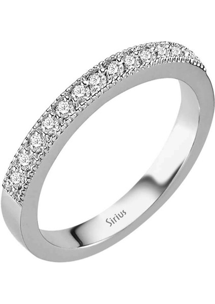 Pırlanta Yarım Tur Yüzük 0404R0256