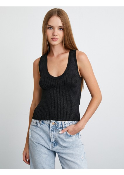 Triko Atlet Simli U Yaka Askılı modelleri