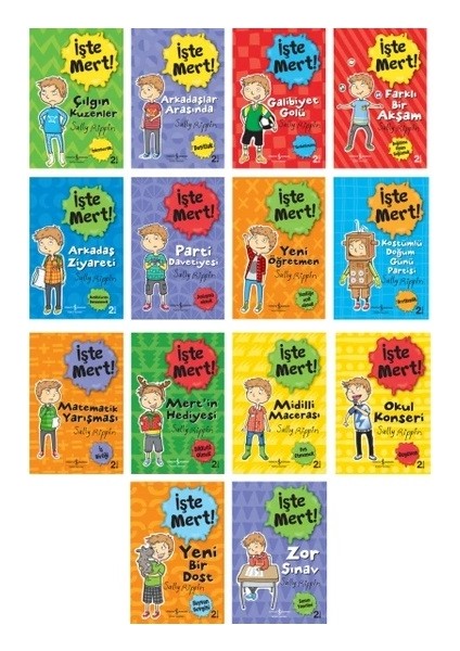 Işte Mert ! Serisi 14 Kitap Seti -Can Kışla Tanışıyor - Sally Rippin