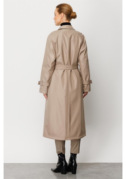 Alle İçi Kapitone Dolgulu Yandan Fermuar Kapamalı Spor Manto Kaban-Taş fırsatları