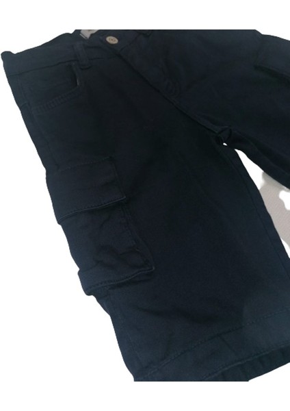 Erkek Çocuk Şort Kapri Kargo Lacivert 4-5 Yaş Lacivert fiyatları