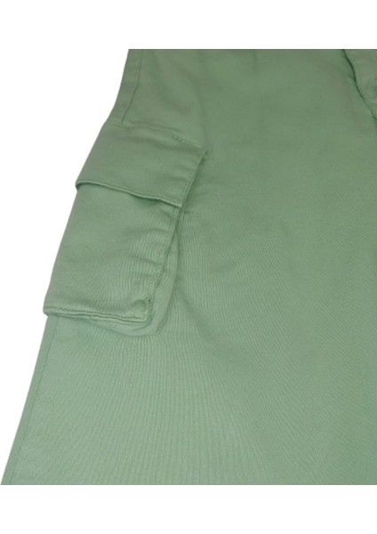 Erkek Çocuk Şort Kapri Kargo Mint 10-11 Yaş Mint indirimleri