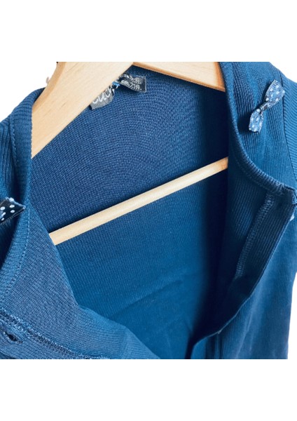 Kız Çocuk Hırka Fiyonklu Lacivert Kaşkorse 5-6 Yaş Lacivert modelleri