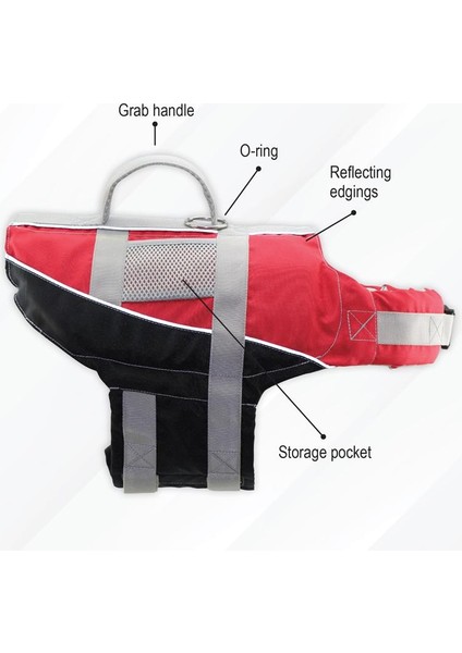 Comfy Köpek Can Yeleği , 40-80KG, Xl,kırmızı fiyatları