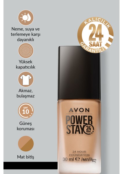 True Power Stay Fondöten 30 Ml. Nude