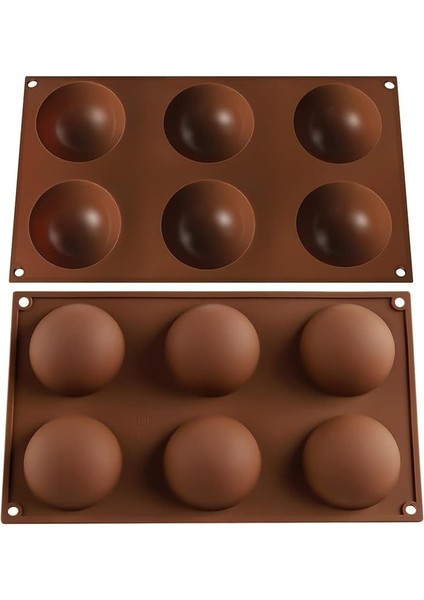 Silikon Yuvarlak Çikolata Kek Dondurma Reçine Kalıbı