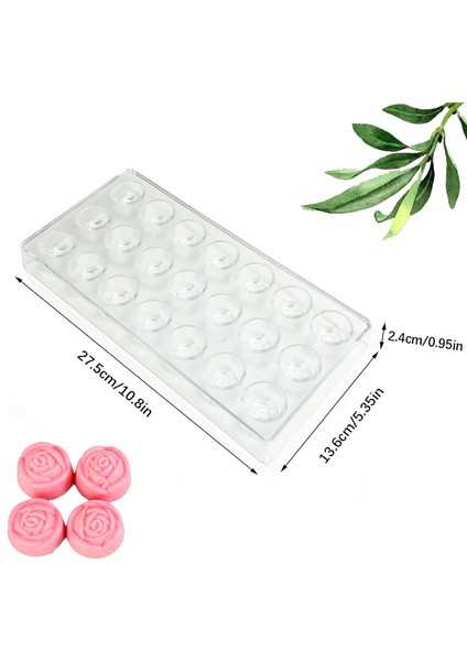 Polikarbon Kek Çikolata Kalıbı Gül Desenli fiyatları