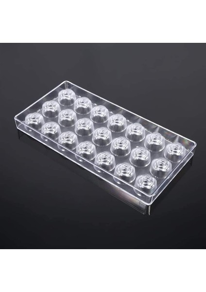 Polikarbon Kek Çikolata Kalıbı Gül Desenli modelleri