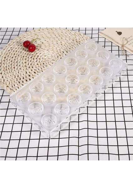 Polikarbon Kek Çikolata Kalıbı Gül Desenli indirimleri