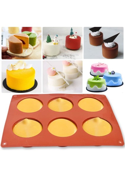 Yuvarlak Silindir Kalıp Cupcake, El Yapımı Sabun, Muffin, Kek, Cheesecake, Brownie Çikolata Kalıbı fiyatları