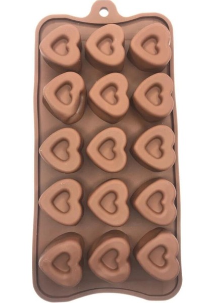 Silikon Kalp Desenli Çikolata Dondurma Kek Kalıbı fiyatları