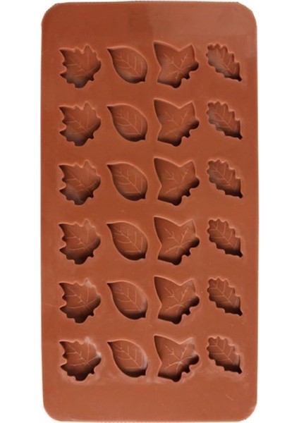 Silikon Yaprak Desenli Çikolata Kek, Çikolata, Dondurma, Tart, Muffin, Mum,kalıbı