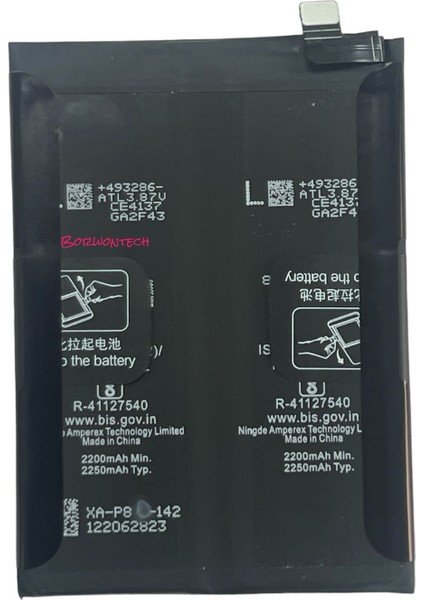 Oppo Reno 4 Pro (BLP787) Batarya