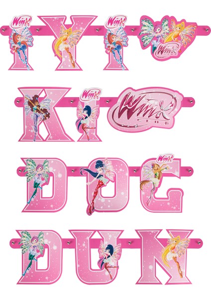 İyi ki Doğdun Winxyx Logolu Banner fiyatları