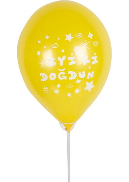 İyi ki Doğdun Balonu Karışık 10 Adet indirimleri