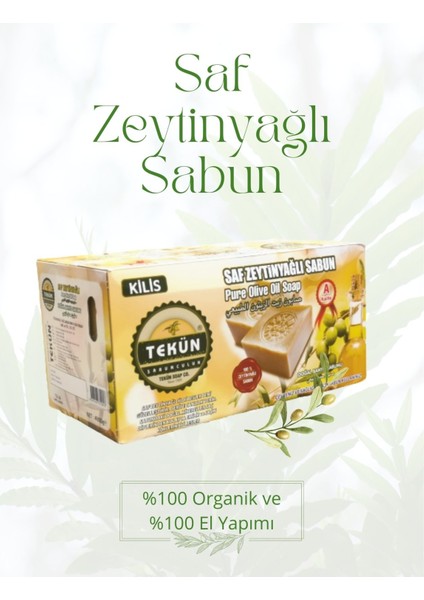 Tekün Organik Sabun Zeytinyağlı Sabun 4800 gr