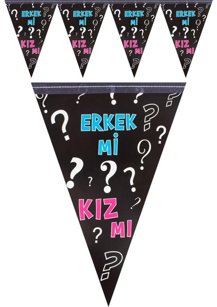 Kız mı? Erkek mi? Bayb Shower Flaması