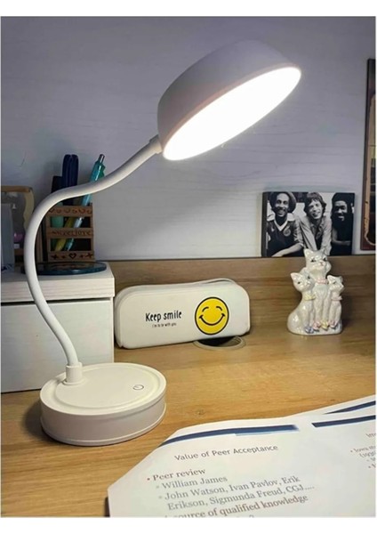 Led Masa Lambası Göz Koruma Masası Kolej Öğrenci Şarj Usb Öğrenme Çocuk Yurt Yatak Odası Başucu Okuma Gece Lambası