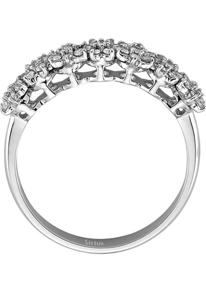 Pırlanta Taşlı 7 Çiçekli Yüzük 0404R0264 modelleri