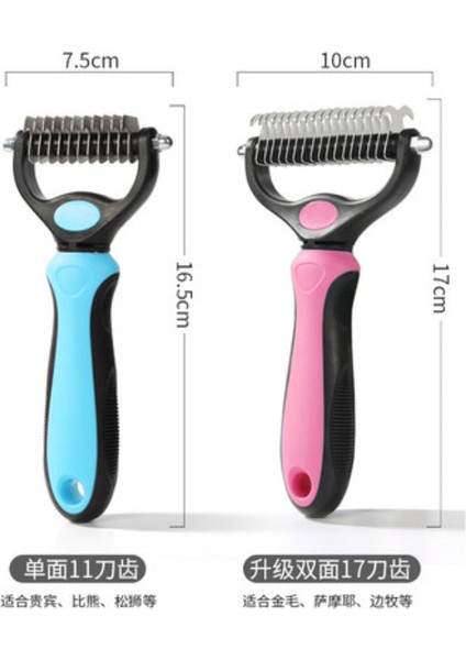 Pet Çift Taraflı Düğüm Tarağı Artefakt Köpek ve Kedi Düğüm Bıçağı Tırmık Tarağı Güzellik Tarağı Malzemeleri (Yurt Dışından) modelleri