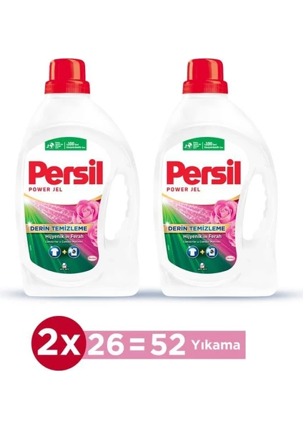 Sıvı Çamaşır Deterjanı Gülün Büyüsü 2 x 1690 ml