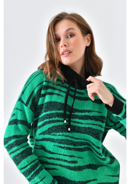 Kadın Çizgili İkili Takım Siyah 20522 indirimleri