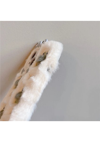 Apple IPHONE13 Karikatür Kamera Kurbağa Kabarık Bulanık Peluş 3D Telefon Kılıfı Kış Sıcak Sevimli Yumuşak Kapak (Yurt Dışından) fırsatları