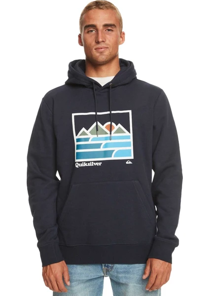 Landscape Lines Erkek Sweatshirt EQYFT04832-12818 EQYFT04832-12818018