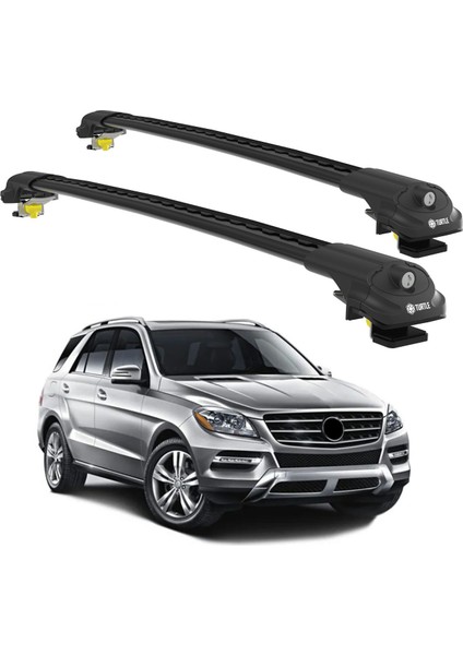 Mercedes-Benz M-Class (ML-W166) 2012-2019 Turtle Air1 Ara Atkı Siyah