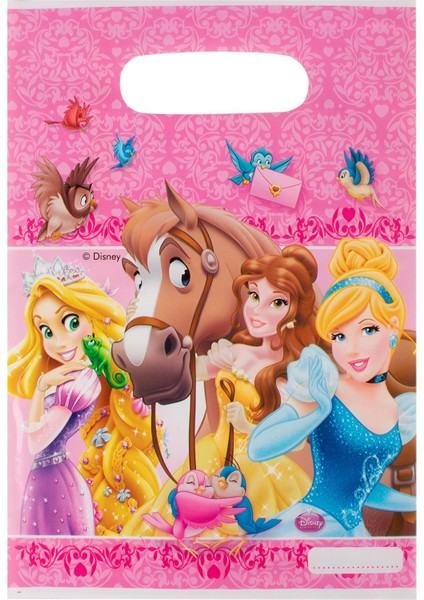 Disney Prenses Baskılı Hediyelik Pls.Çanta 25x16cm 6 Ad