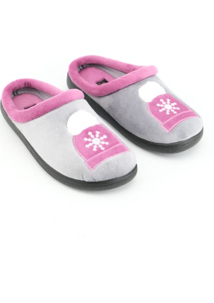 Kışlık Kadın Nakışlı Tasarım Ev Bahçe Gondol Terlik modelleri