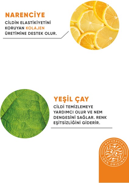 NaturaVia Vitamin C Serum - Cilt Aydınlatıcı ve Leke Giderici Etkili Yüz Bakım Serumu