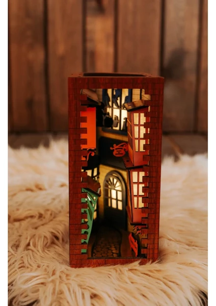 Harry Potter Diagon Alley Book Nook Kitap Köşesi Kitap Tutucu