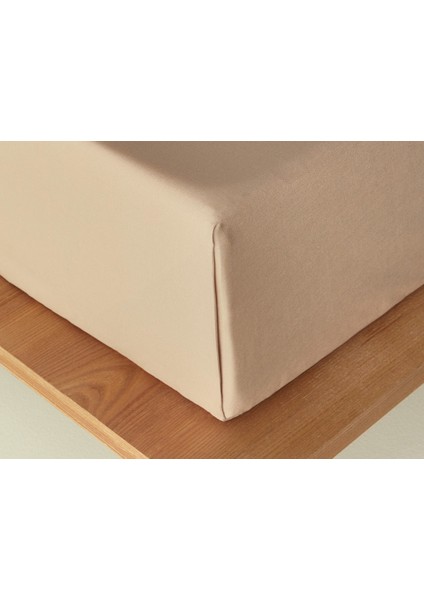Novella Premium Soft Cotton Tek Kişilik Çarşaf 160X240 cm Bej fiyatları