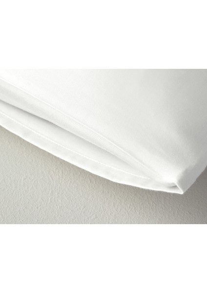Micell Pamuk Saten 2'li Yastık Kılıfı 50X70 Beyaz