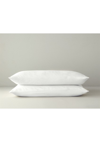 Micell Pamuk Saten 2'li Yastık Kılıfı 50X70 Beyaz fiyatları